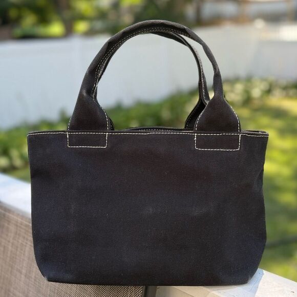 Marc by Marc Jacobs Distressed Canvas Black Small Tote Model #: 0622.61 - Picture 2 of 15